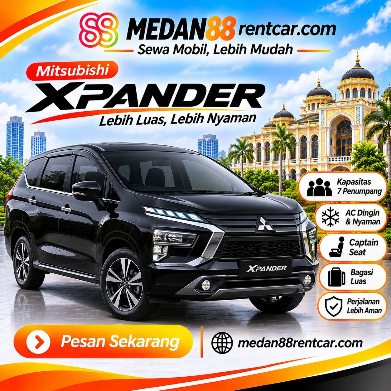 Sewa Mitsubishi Xpander Medan