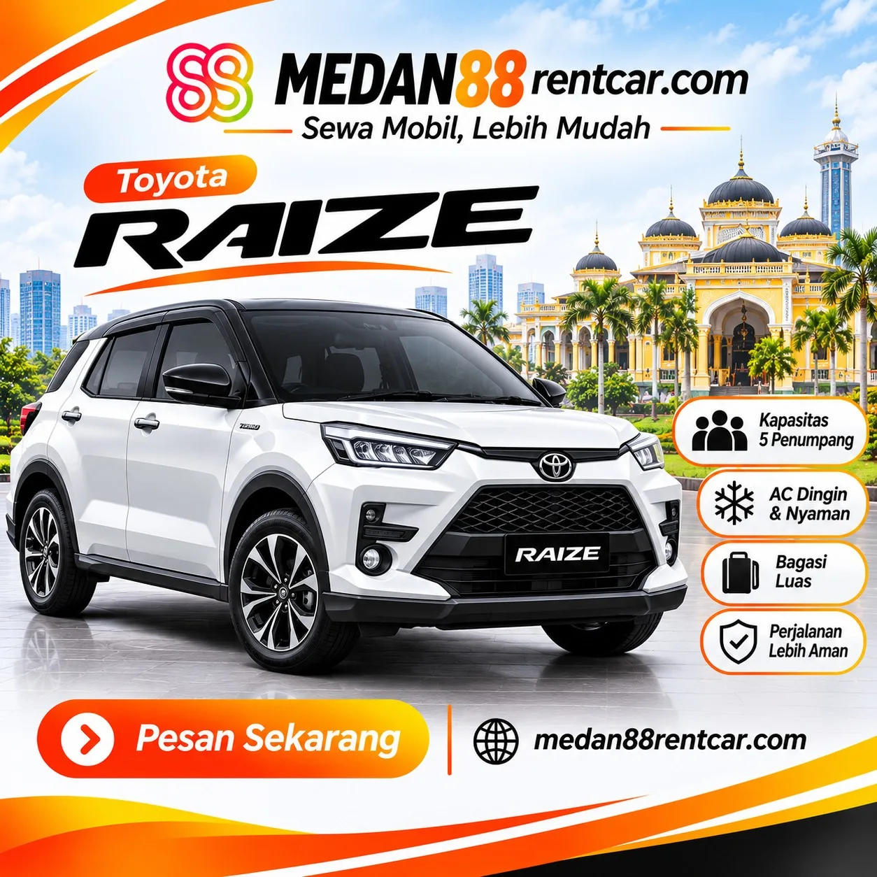 Sewa Raize / Rocky Medan